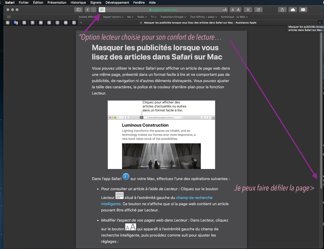 Lecteur macOS Catalina
