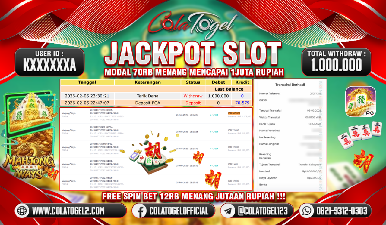 JACKPOT SLOT GACORR!!