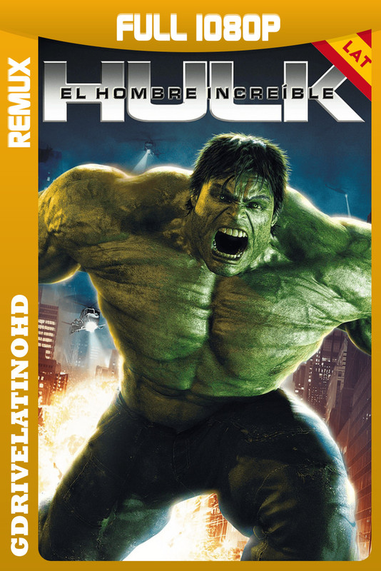 Hulk: El hombre increíble (2008) BDRemux 1080p Latino-Inglés