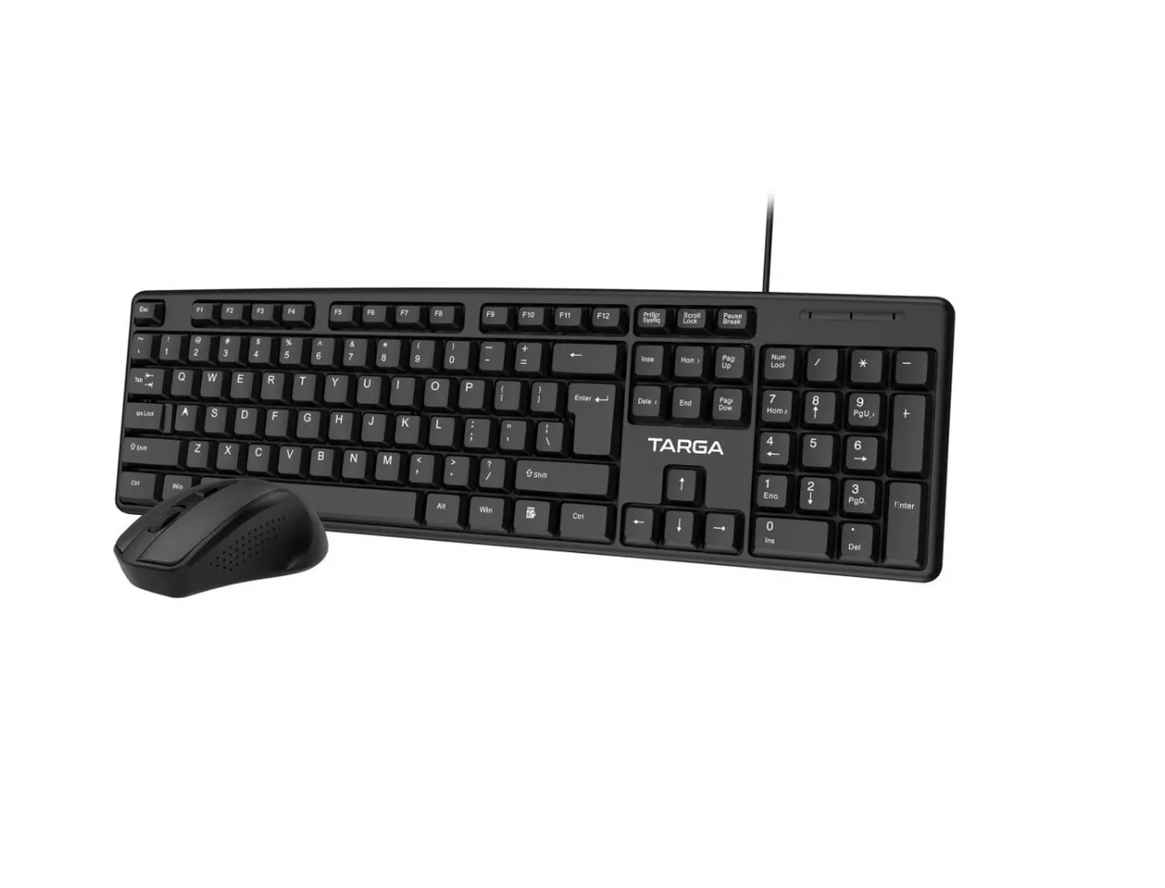 Kit Teclado C/cable + Mouse Inalambrico Targa Office200