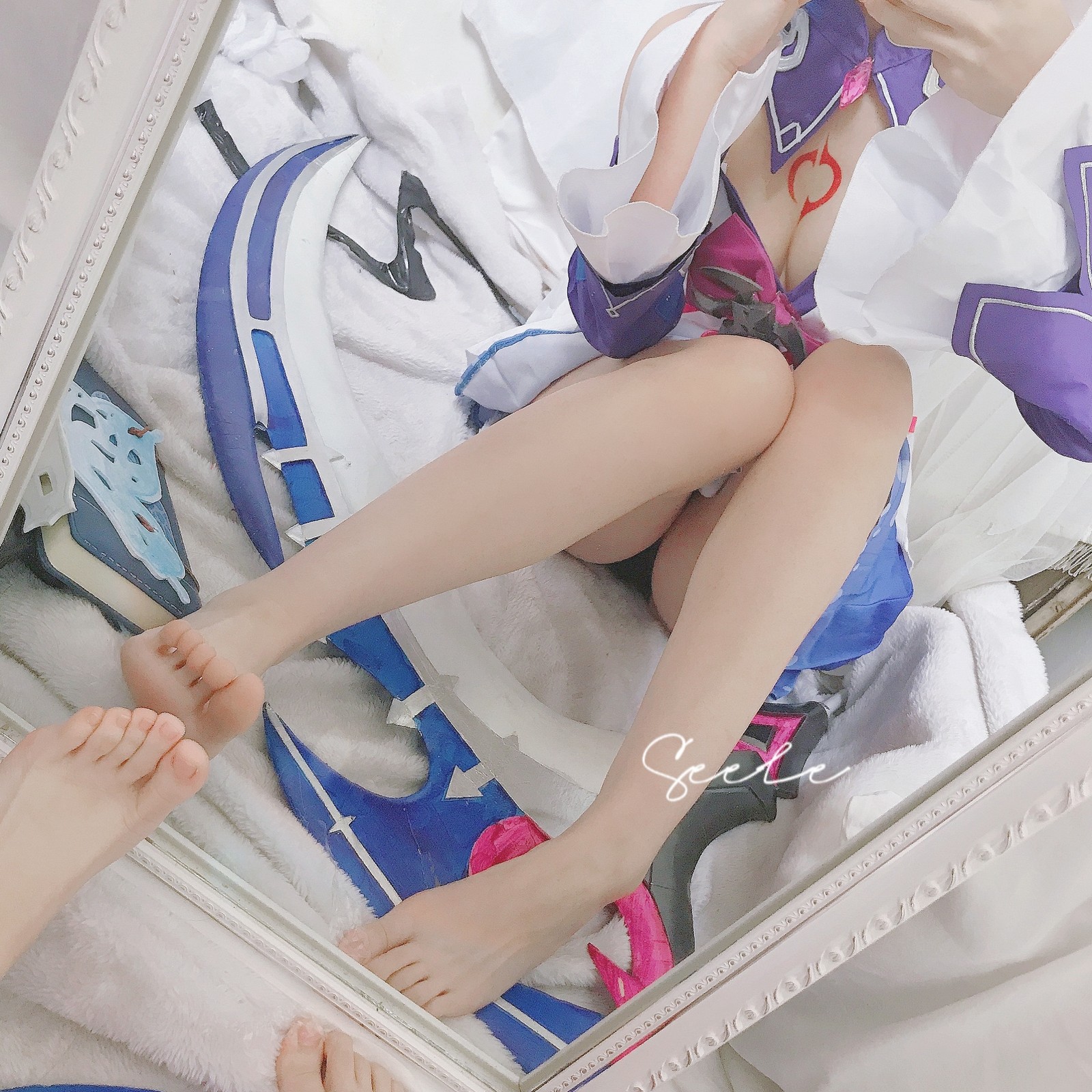 Seele麦麦希儿幻海梦蝶写真集｜梦幻蓝色系高清图集（168P-229.3M）插图1
