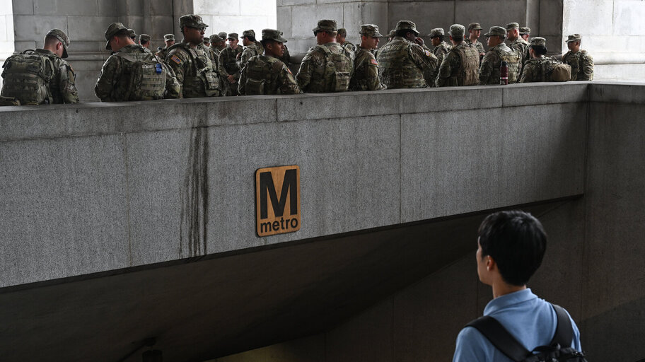 Des soldats de l’armée fédérale se rassemblent dans le centre de Columbia, le matin du 15 septembre 2019. Des soldats de l’armée fédérale se rassemblent dans le centre de Columbia, le matin du 15 septembre 2019.