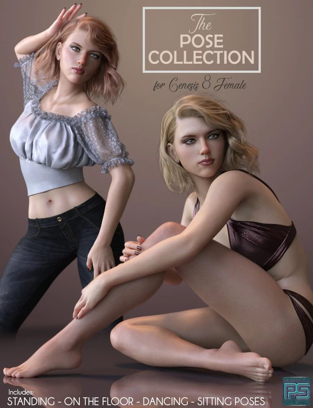 The Pose Collection for Genesis 8 Female The Pose Collection for Genesis 8 Female