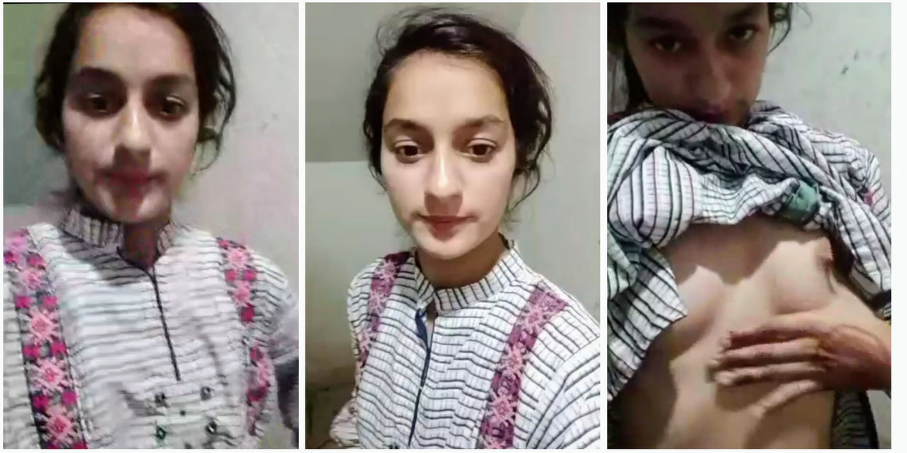 Paki suit maal showing her boobs and rubbing hard exclusive viral video