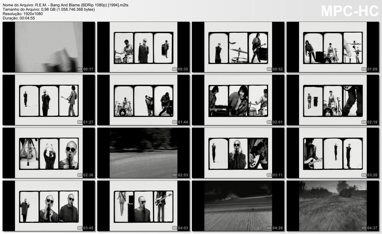 R.E.M. - Bang And Blame (BDRip 1080p) [1994]