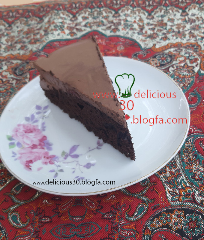 چیز کیک شکلاتی 2 شکلات(کیک شکلاتی لایه پنری شکلاتی)