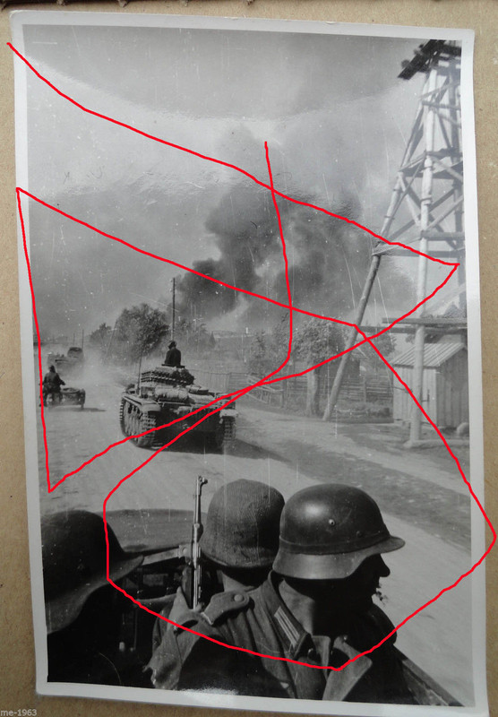 Foto 3 Stück Russland Riesenflugzeug   Vormarsch