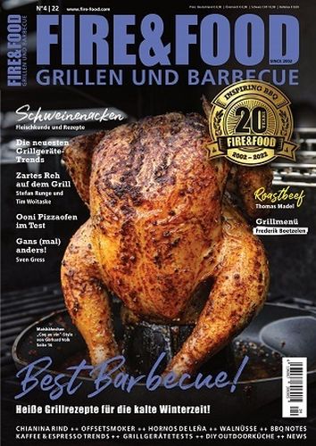 Cover: Fire und Food Grillen und Barbecuen No 04 2022