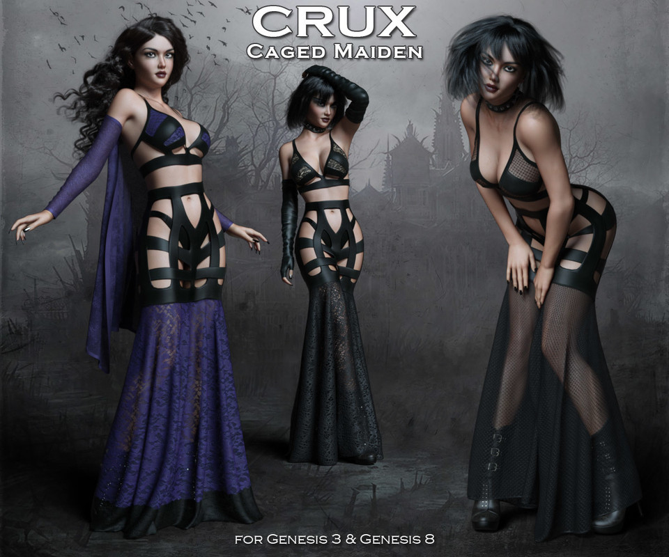CruX Caged Maiden with dForce