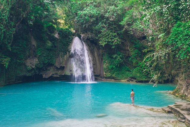 Kawasan Falls, Cebu – Azure blue waterfalls