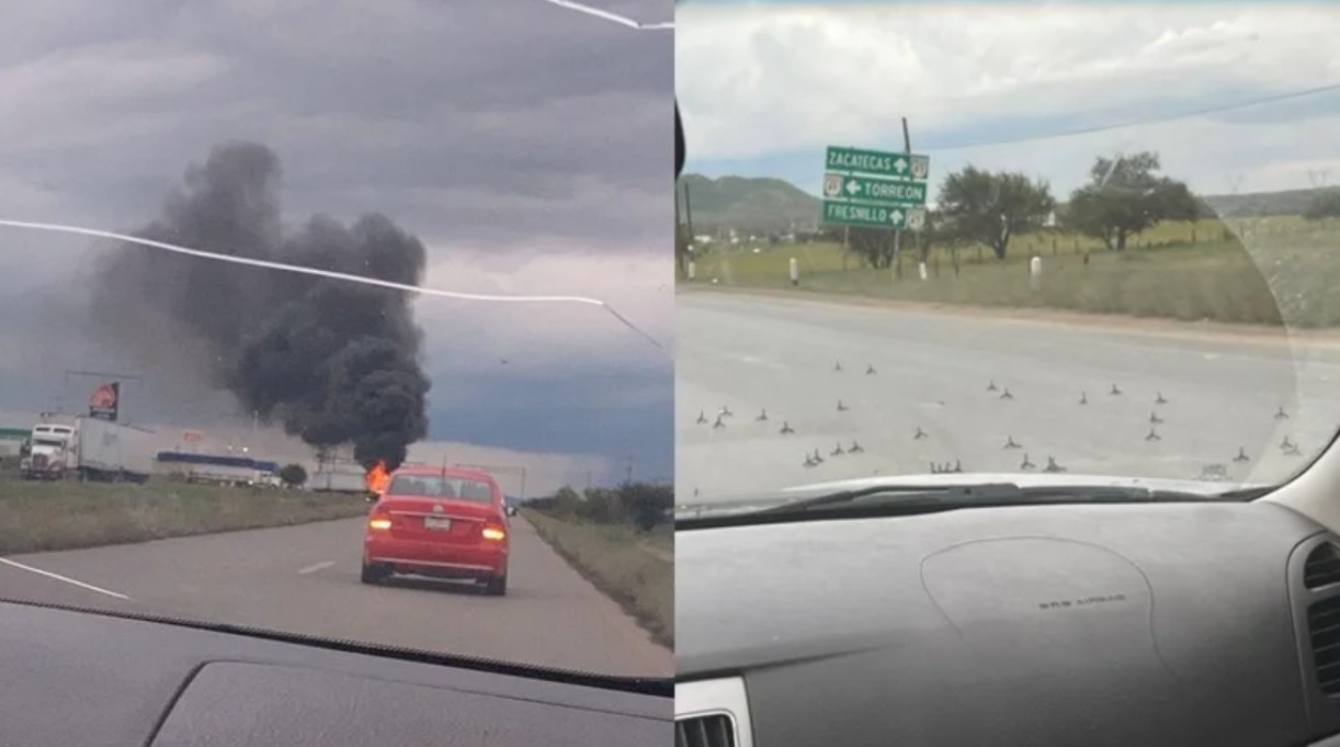 De nuevo Zacatecas presenta bloqueos e incendios