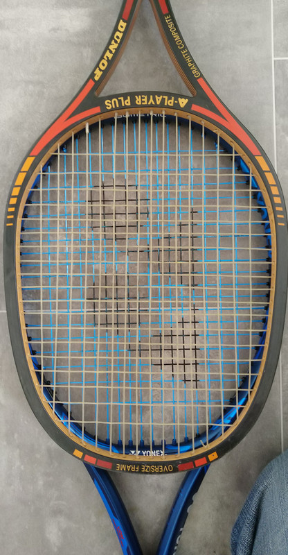 DUNLOP A-Player Tennis Racquet- Graphite w/Strings