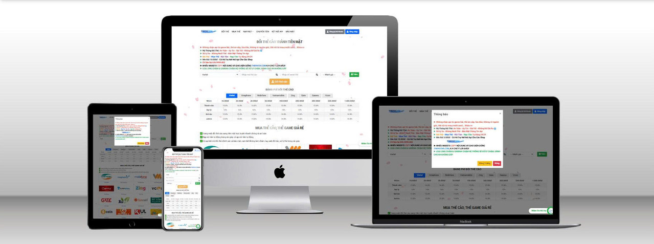 Code gạch thẻ + nạp topup