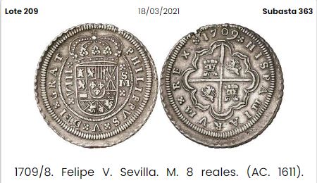 8 Reales 1709. Felipe V. Madrid J. Tipo busto. - Página 2 SE1709