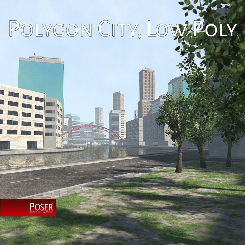 Polygon City, Low Poly