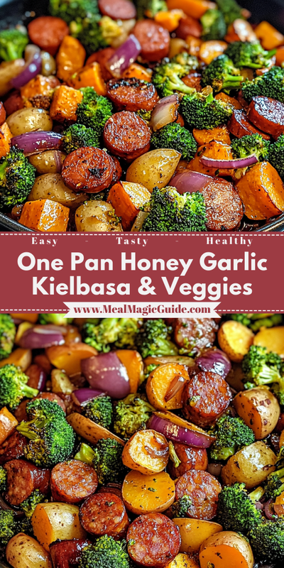 One Pan Honey Garlic Kielbasa Veggies (2)