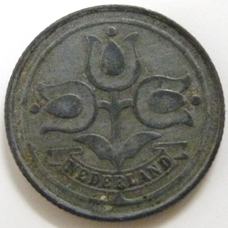 10 Céntimos de florín. Holanda (1942) HOL-10-C-ntimos-Flor-n-1942-anv