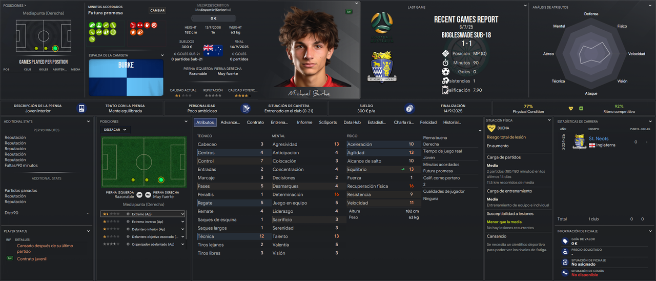 Michael Burke MPD sub-18 2025 (Aus-Ing)