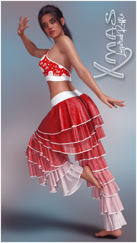Xmas Layered Ruffle G8F Xmas Layered Ruffle G8F