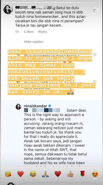 nina iskandar perampas