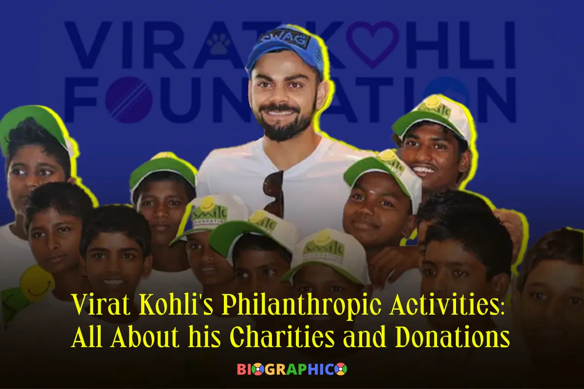 Virat Kohli's Philanthropic Activities