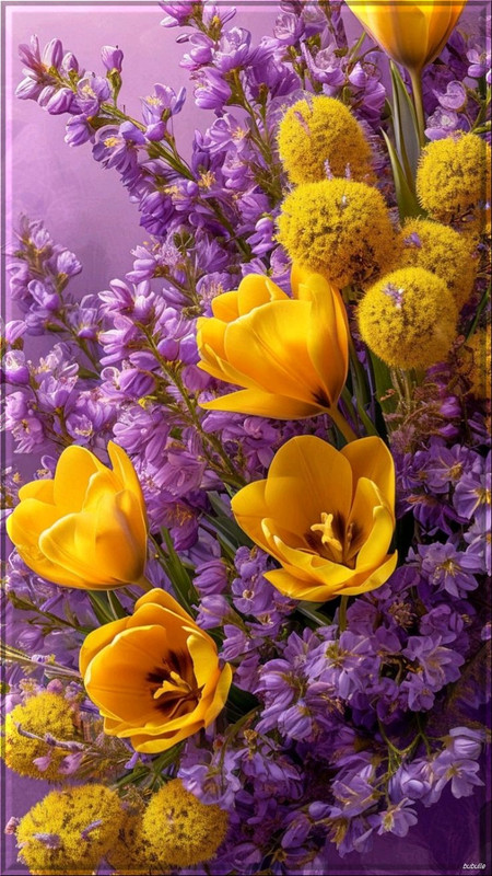 fleur-jaune-violet-refaitbulle