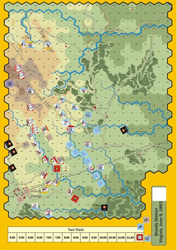 Brandy Station 1863Map