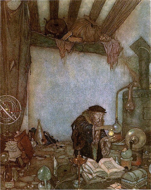 Stories-from-Hans-Andersen-Edmund-Dulac-color-plate-at-page-241