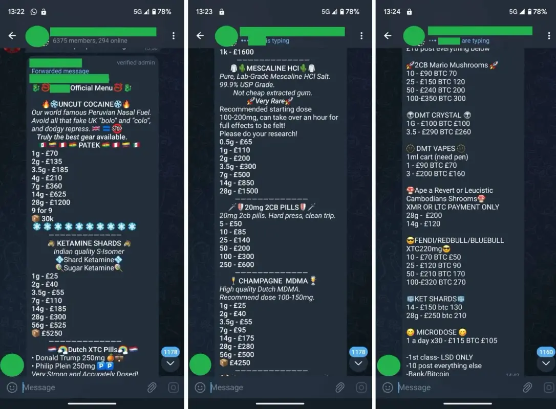 Example of a scam DM