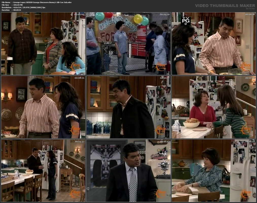George Lopez S05E09 George Discovers Benny's Sili-Con Job.mkv