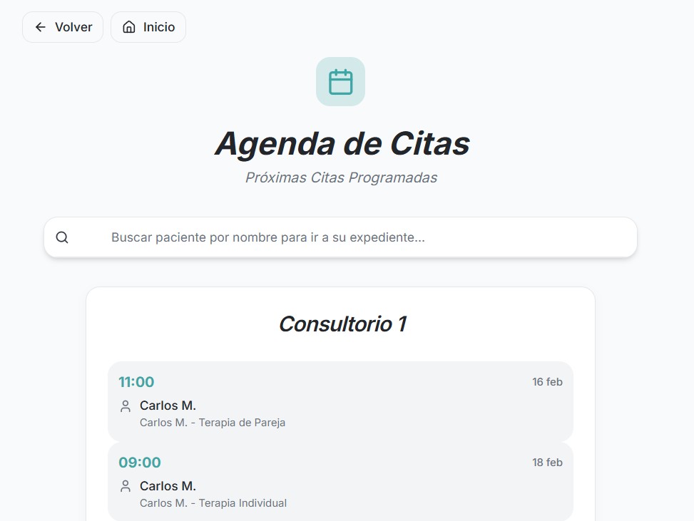 Agenda del día caótica