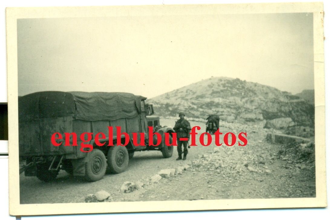 FOTO - AFRIKA - SÜDFRONT - ITALIEN - LKW - Motor