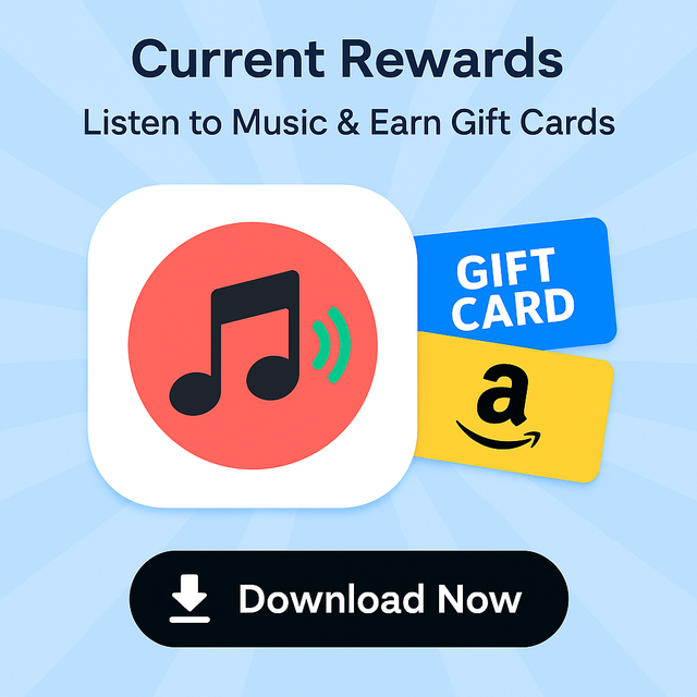 Current Rewards App - Earn money by listening to music