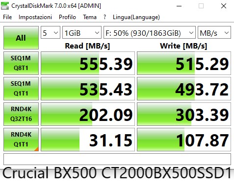 Crucial BX500 CT2000BX500SSD1
