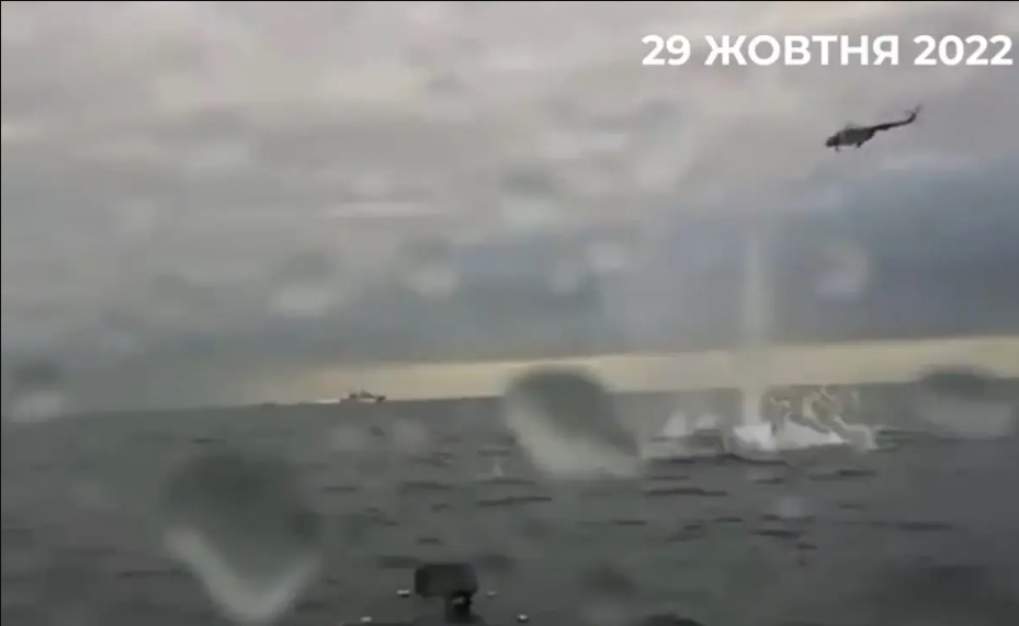 Ucrania ataca Rusia con drones en el Mar Negro