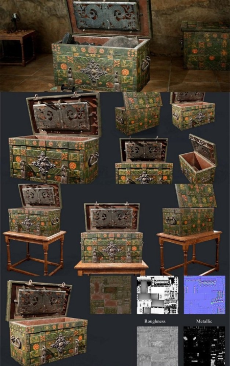 Vintage Nuremberg Chest – 3D Model