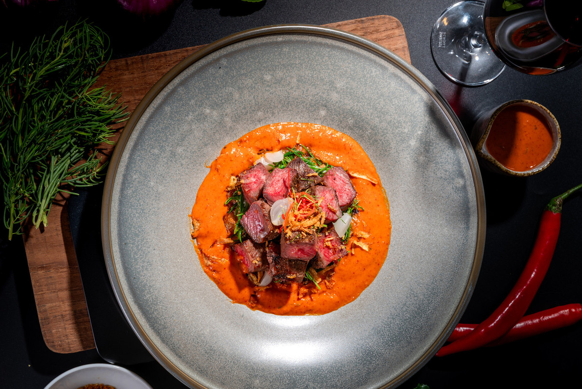 Grilled Wagyu Oyster Blade, Plate of the Month (Main picture)