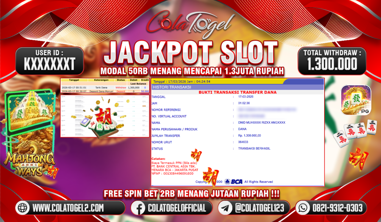 JACKPOT SLOT GACORR!!