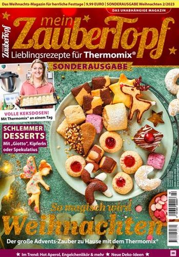 Cover: Mein ZauberTopf Magazin f&uuml;r Thermomix Sonderausgabe Weihnachten 2023