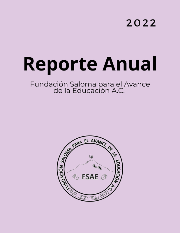 Reporte Anual Cover Page
