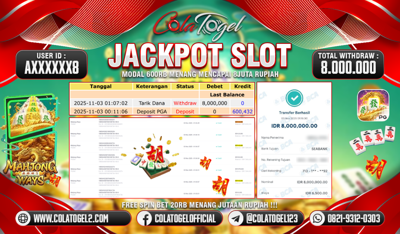 JACKPOT SLOT GACOR!!
