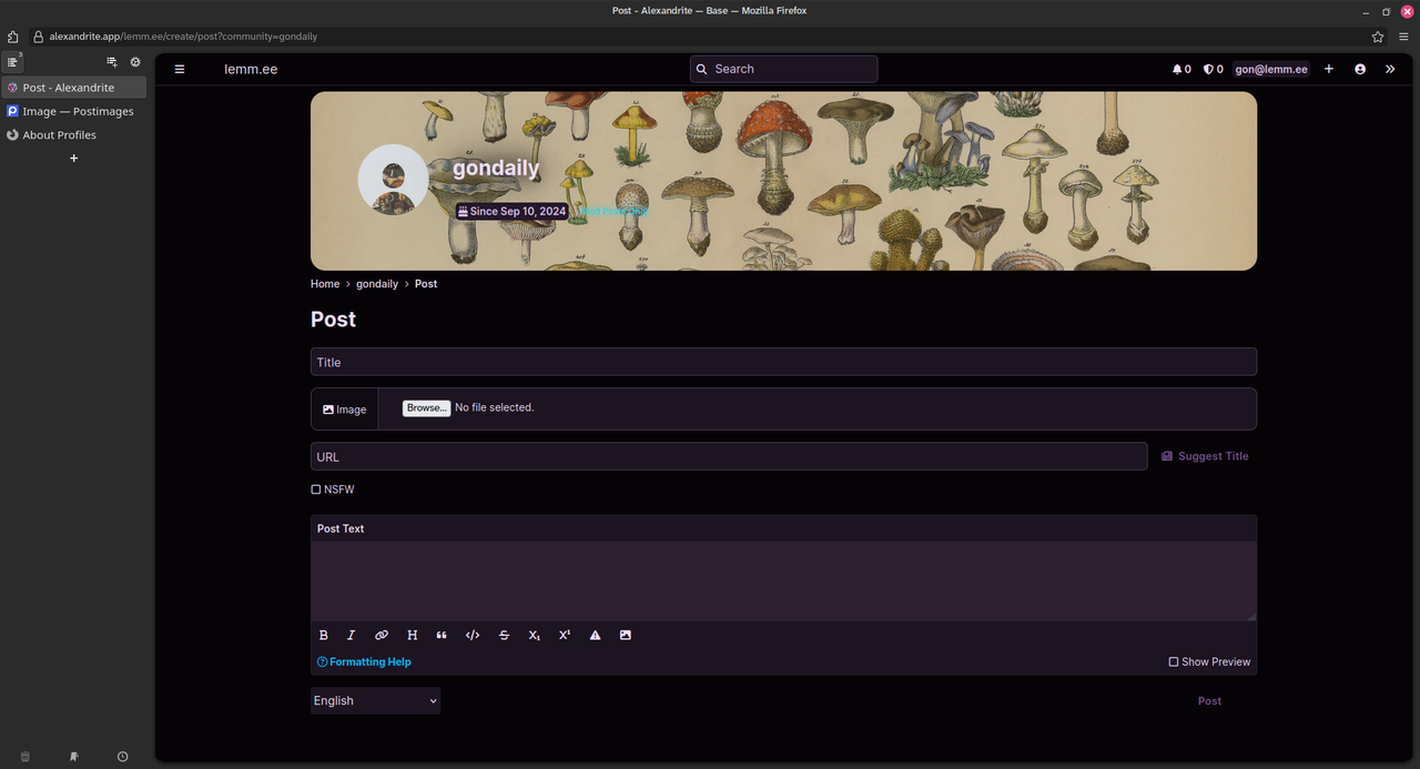 With the rounded borders and box-shadow.