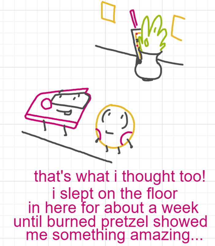 A panel from A Murder On The, episode six of the Board Boards object show by Furretwalk/WalkingFurret.
