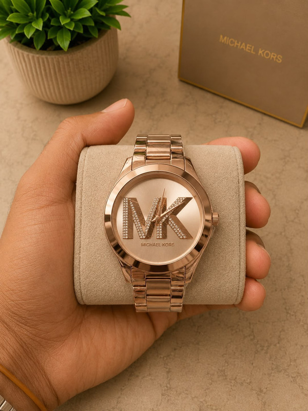 Reloj Michael Kors Rose Gold MK Monogram