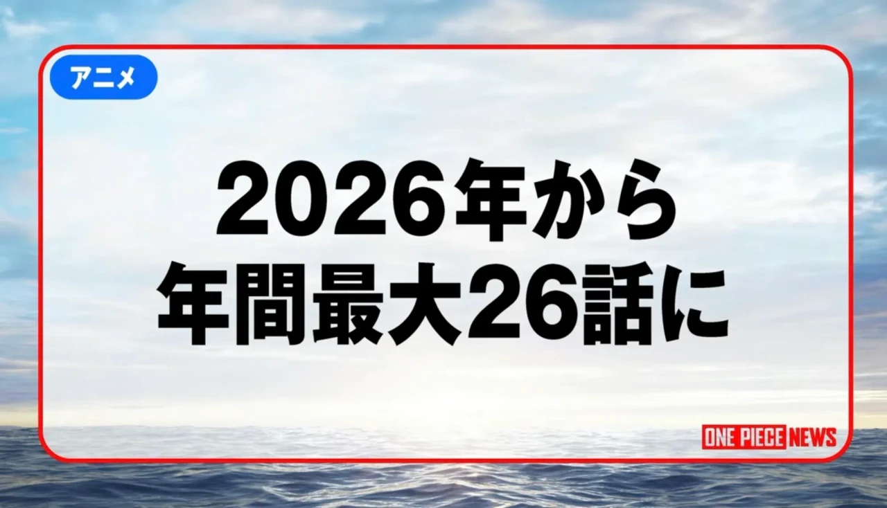 One Piece - mudança 2026