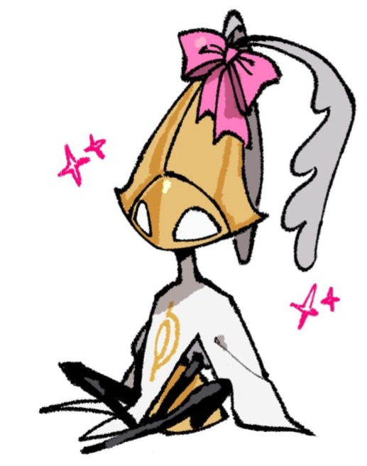 Second Sentinel with a pink bow