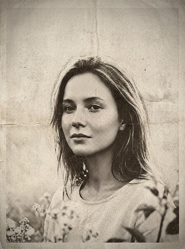 Vintage Newspaper Portrait | PromptGet