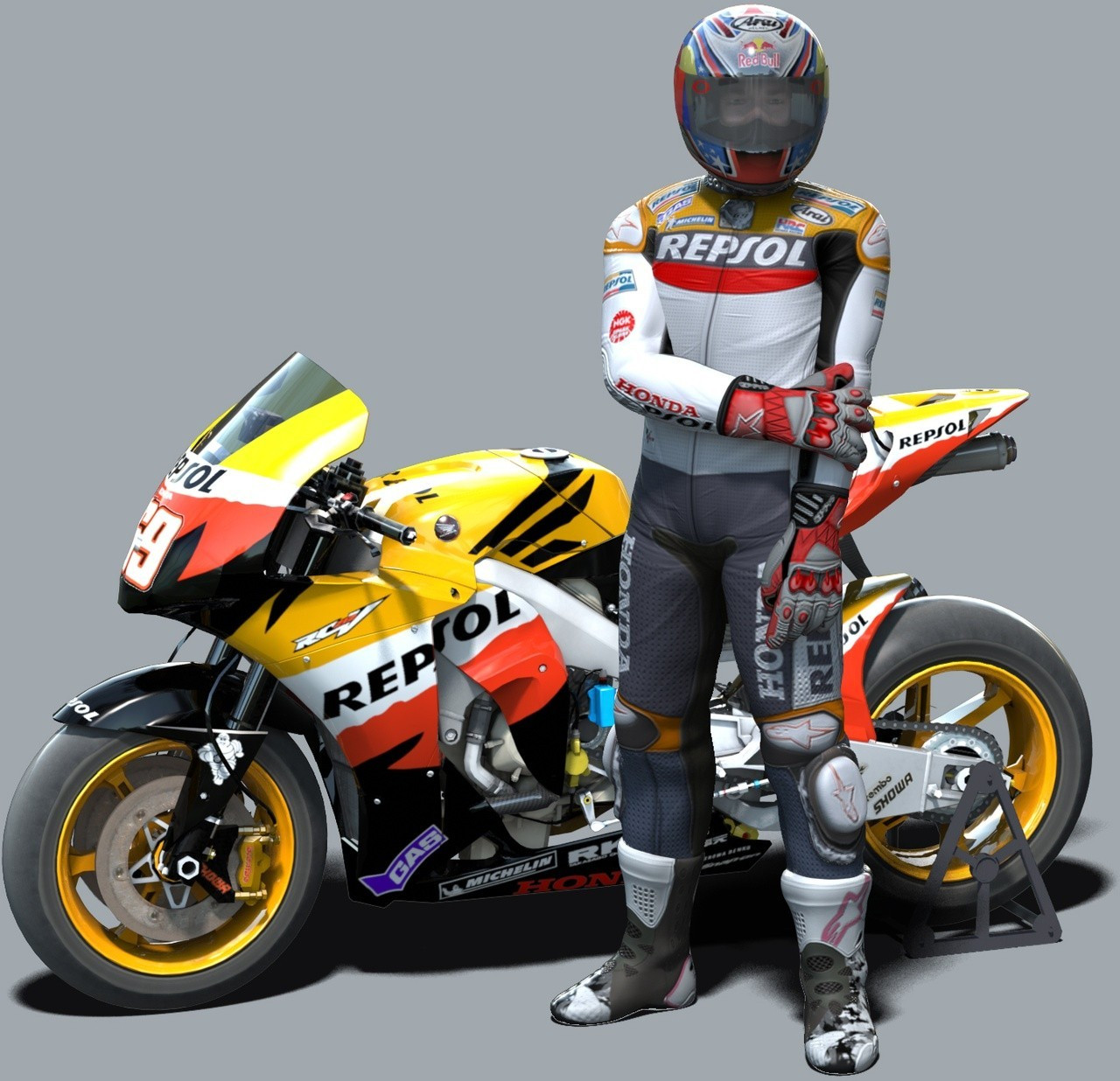 Repsol Honda Team Nicky Hayden Bike