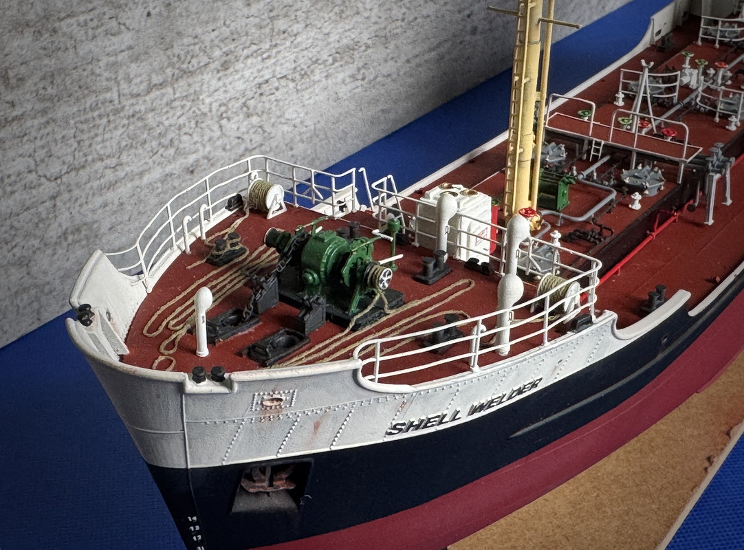 Ship model - Shell Welder - 1955 - UK Tanker Coaster - 3D Print - 1:100 6