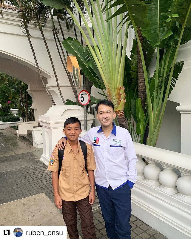 Betrand Peto dan Ruben Onsu